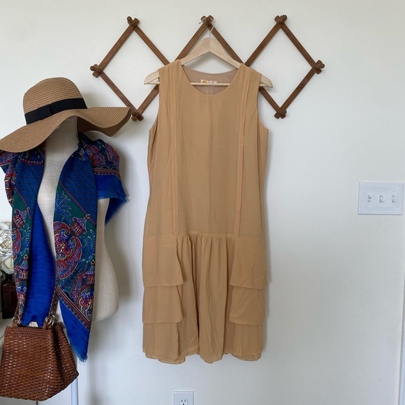 La Vie Delight | Camel Layered Dress - Picture 2 of 7